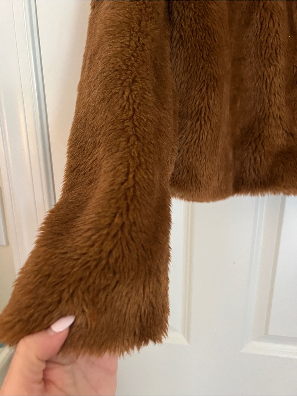 Free People Mena Jacket in Rich Brown-XS - Picture 6 of 6